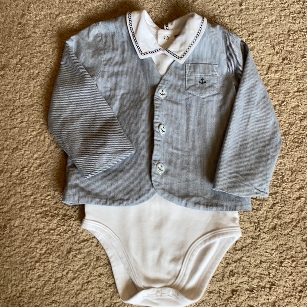 Sailor jacket with matching onesie